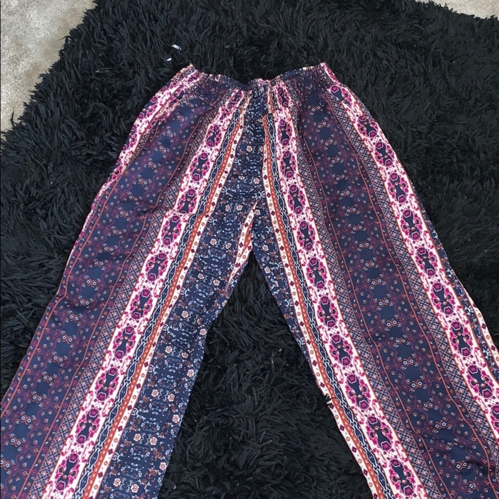 Floral hippie pants, only worn once or twice.